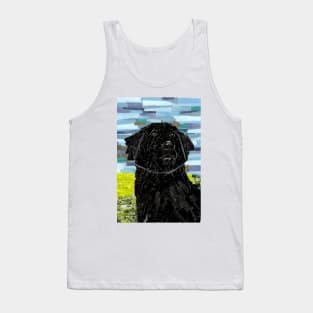 Newfoundland Dog Collage Tank Top